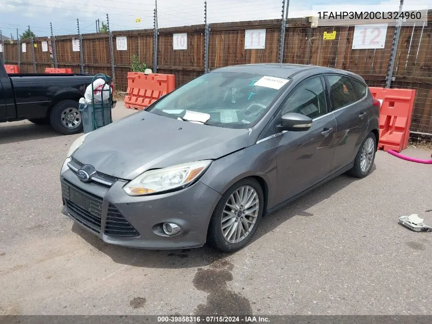 1FAHP3M20CL324960 2012 Ford Focus Sel