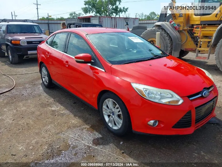 1FAHP3H20CL393948 2012 Ford Focus Sel