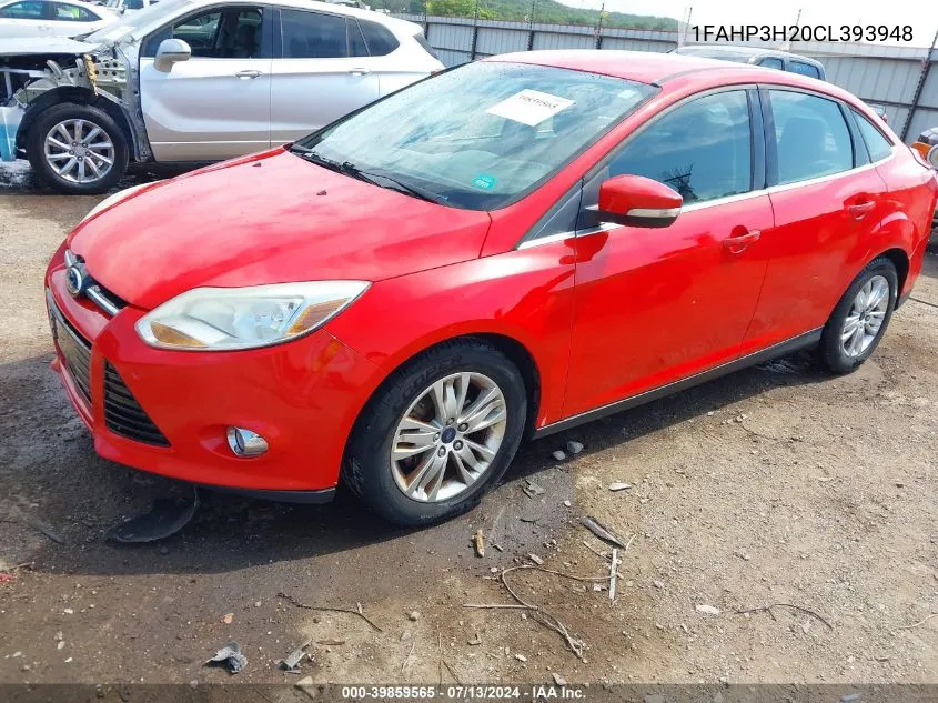 1FAHP3H20CL393948 2012 Ford Focus Sel