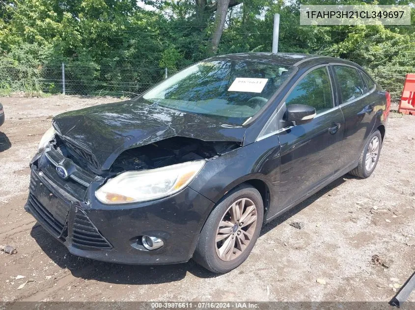 2012 Ford Focus Sel VIN: 1FAHP3H21CL349697 Lot: 39876611