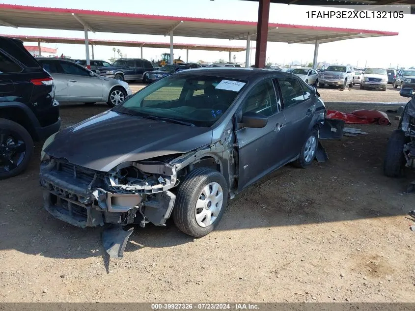 2012 Ford Focus S VIN: 1FAHP3E2XCL132105 Lot: 39927326