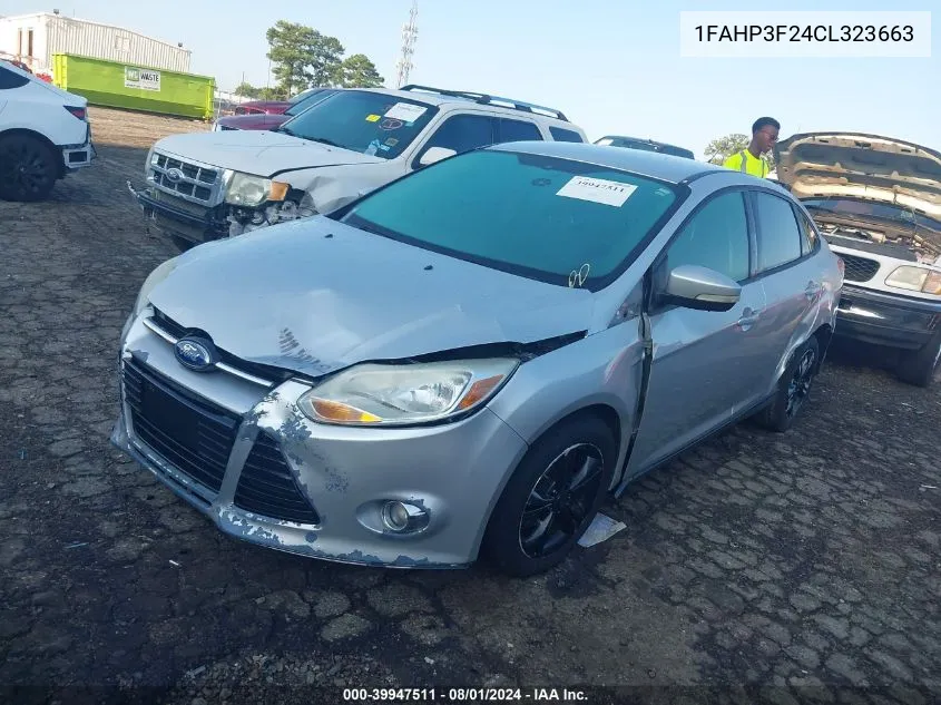 1FAHP3F24CL323663 2012 Ford Focus Se