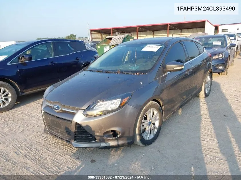 1FAHP3M24CL393490 2012 Ford Focus Sel