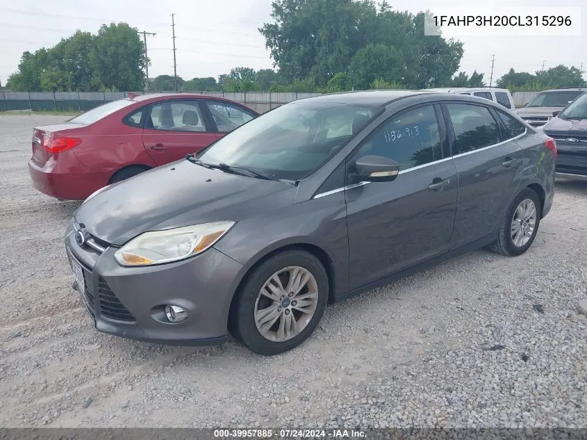 2012 Ford Focus Sel VIN: 1FAHP3H20CL315296 Lot: 39957885