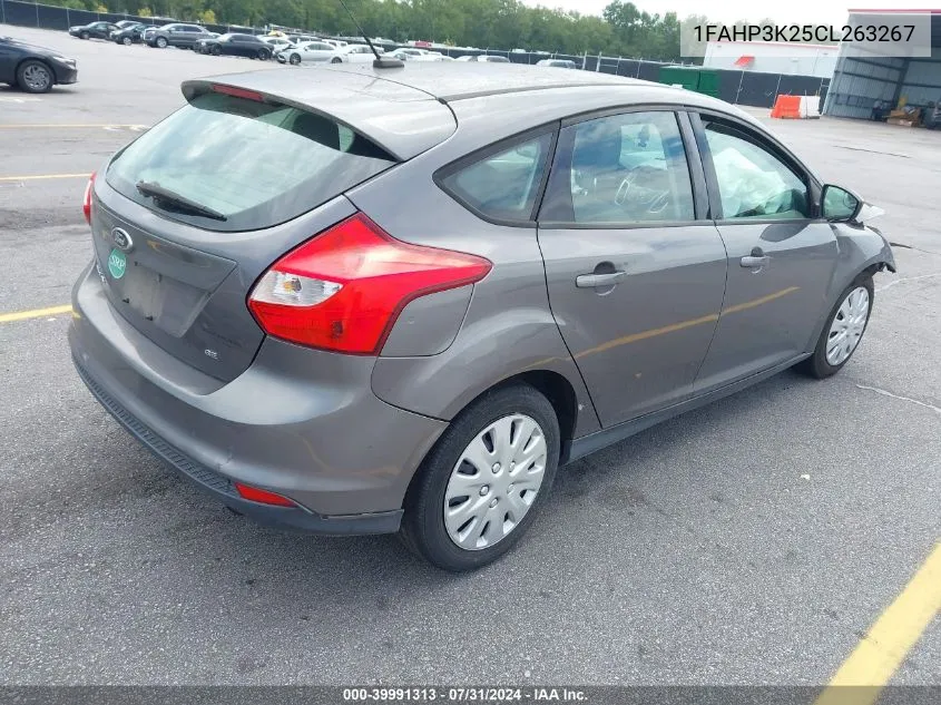 2012 Ford Focus Se VIN: 1FAHP3K25CL263267 Lot: 39991313