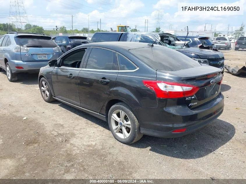 2012 Ford Focus Sel VIN: 1FAHP3H24CL169050 Lot: 40000100