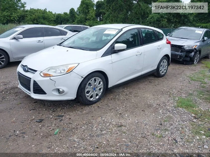 1FAHP3K22CL197342 2012 Ford Focus Se