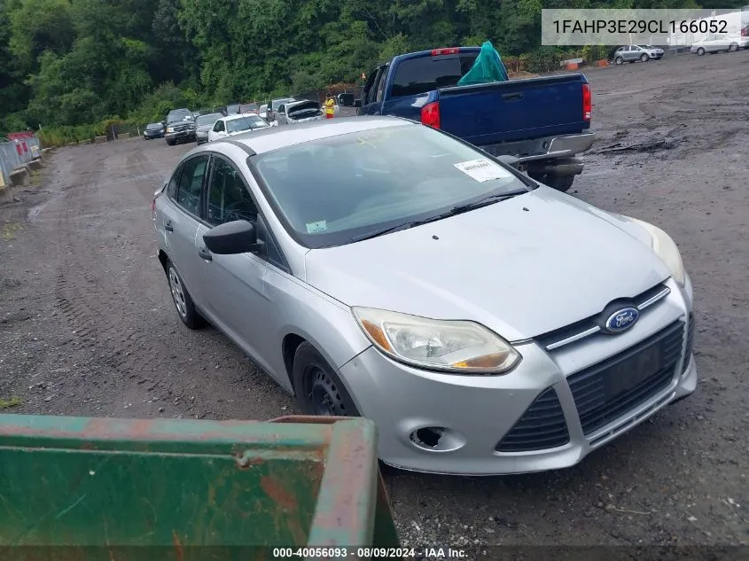 2012 Ford Focus S VIN: 1FAHP3E29CL166052 Lot: 40056093