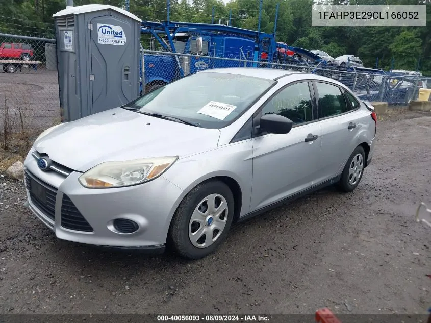 2012 Ford Focus S VIN: 1FAHP3E29CL166052 Lot: 40056093