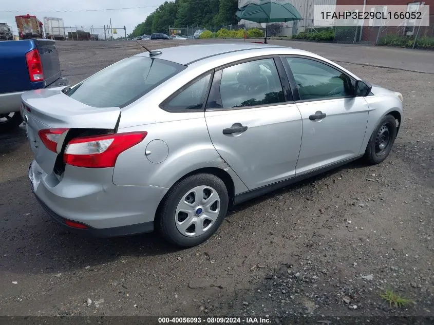 2012 Ford Focus S VIN: 1FAHP3E29CL166052 Lot: 40056093