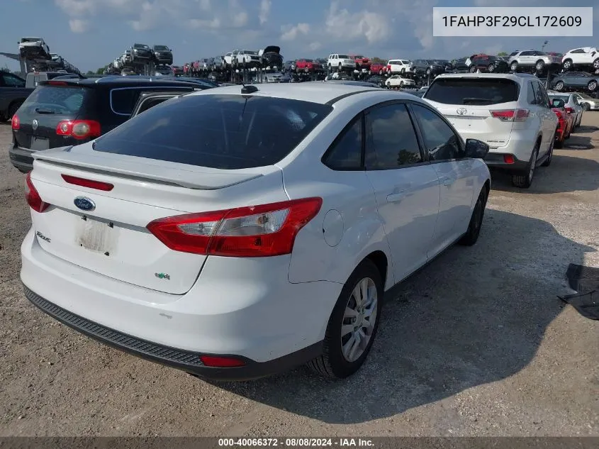 1FAHP3F29CL172609 2012 Ford Focus Se