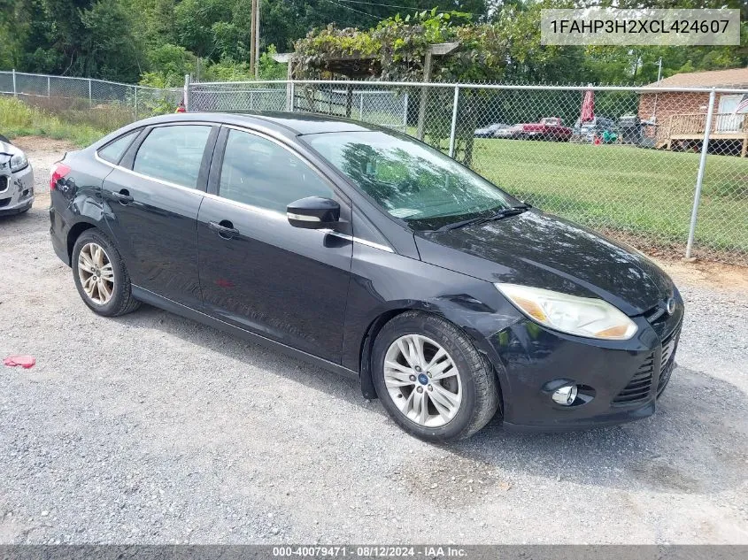 2012 Ford Focus Sel VIN: 1FAHP3H2XCL424607 Lot: 40079471