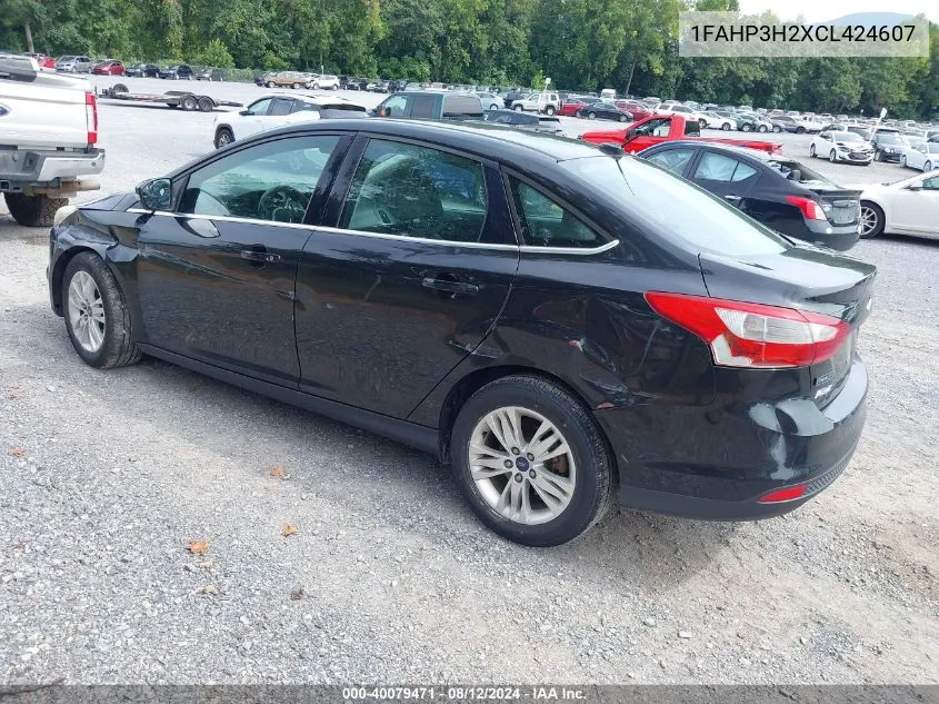 1FAHP3H2XCL424607 2012 Ford Focus Sel