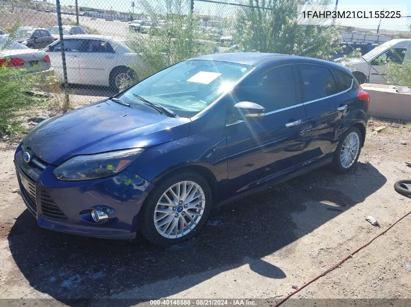 1FAHP3M21CL155225 2012 Ford Focus Sel