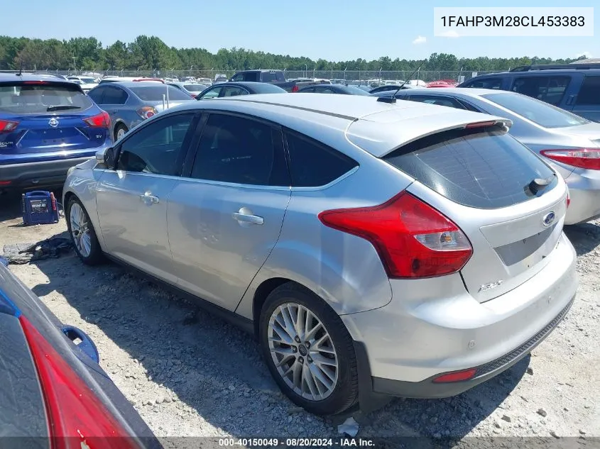 1FAHP3M28CL453383 2012 Ford Focus Sel