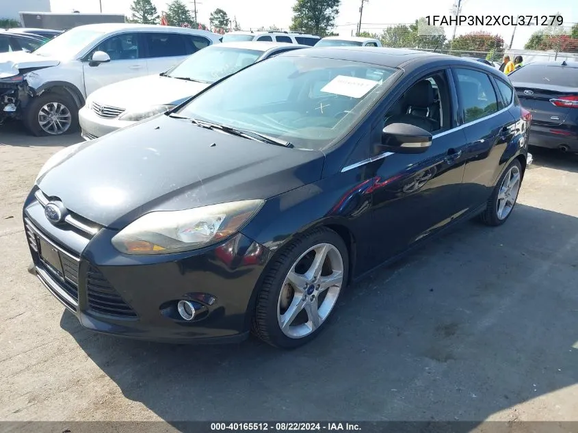 2012 Ford Focus Titanium VIN: 1FAHP3N2XCL371279 Lot: 40165512