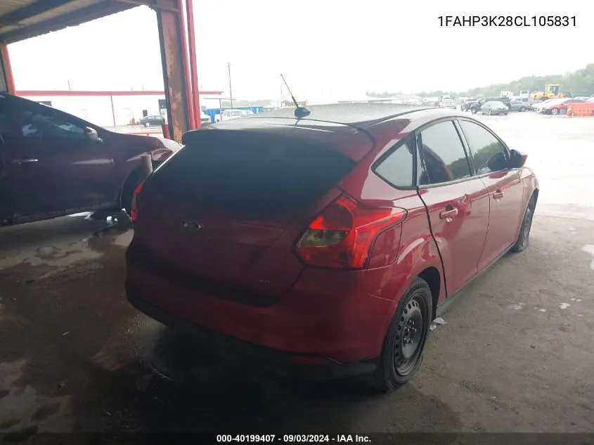 1FAHP3K28CL105831 2012 Ford Focus Se