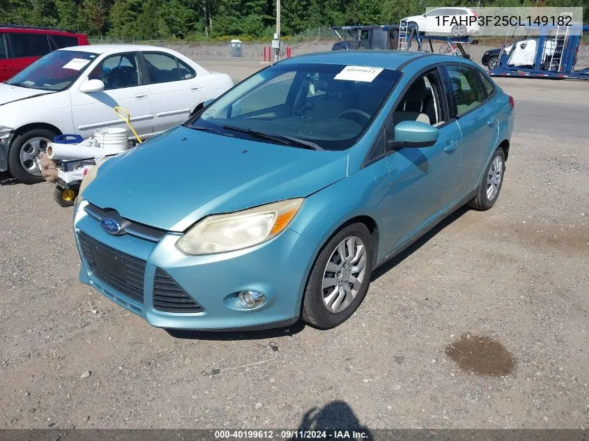 1FAHP3F25CL149182 2012 Ford Focus Se