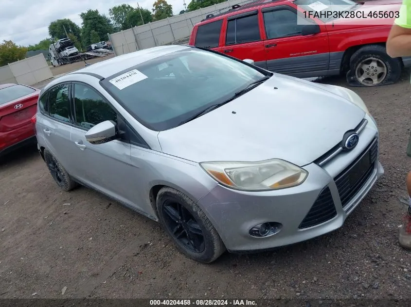 1FAHP3K28CL465603 2012 Ford Focus Se