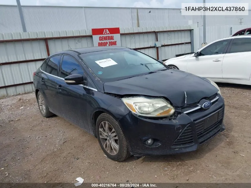 2012 Ford Focus Sel VIN: 1FAHP3H2XCL437860 Lot: 40216764