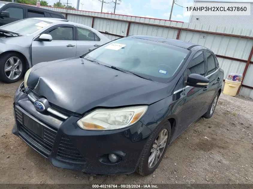 2012 Ford Focus Sel VIN: 1FAHP3H2XCL437860 Lot: 40216764