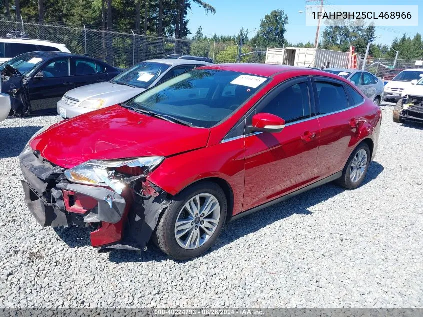 2012 Ford Focus Sel VIN: 1FAHP3H25CL468966 Lot: 40224793