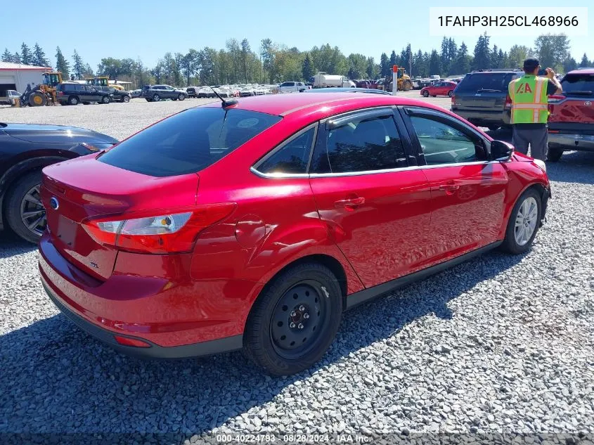 2012 Ford Focus Sel VIN: 1FAHP3H25CL468966 Lot: 40224793