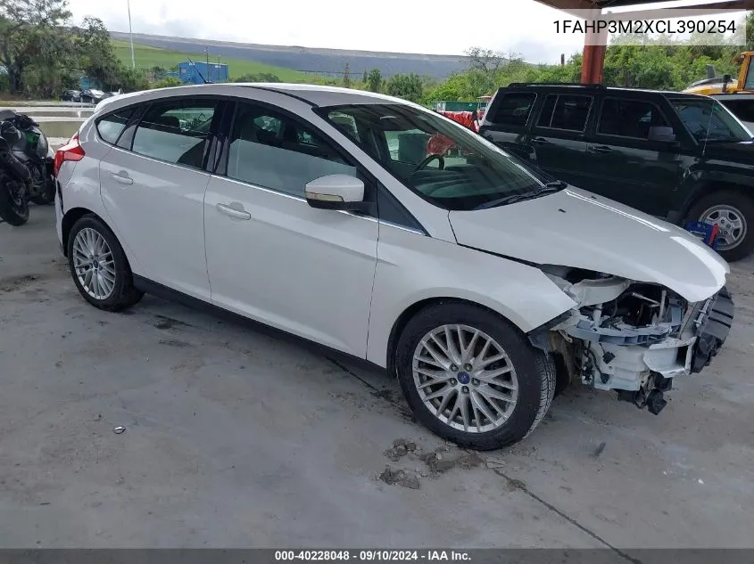 2012 Ford Focus Sel VIN: 1FAHP3M2XCL390254 Lot: 40228048