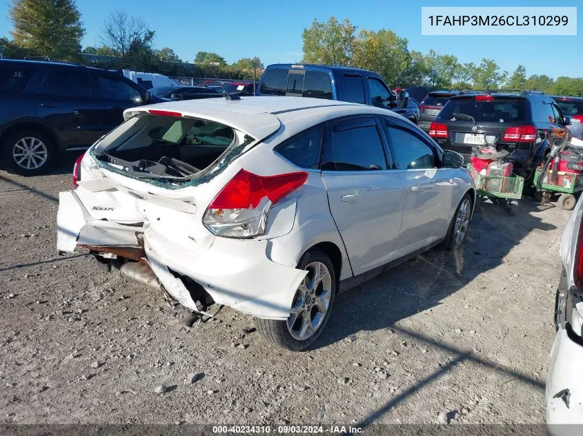 1FAHP3M26CL310299 2012 Ford Focus Sel