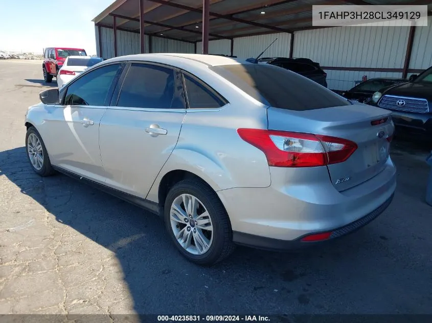 2012 Ford Focus Sel VIN: 1FAHP3H28CL349129 Lot: 40235831