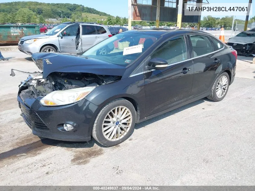 2012 Ford Focus Sel VIN: 1FAHP3H28CL447061 Lot: 40249837