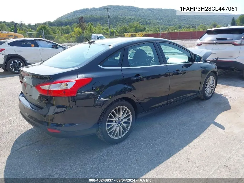 2012 Ford Focus Sel VIN: 1FAHP3H28CL447061 Lot: 40249837