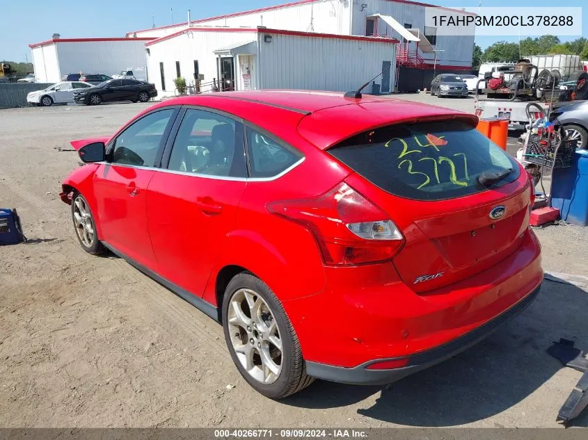 1FAHP3M20CL378288 2012 Ford Focus Sel