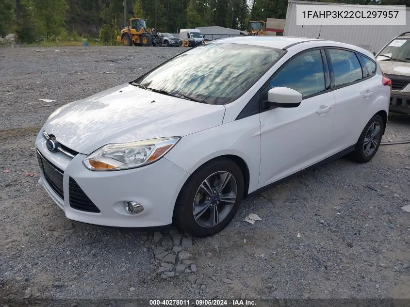 2012 Ford Focus Se VIN: 1FAHP3K22CL297957 Lot: 40278011