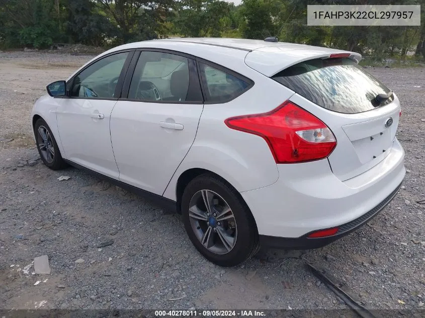 1FAHP3K22CL297957 2012 Ford Focus Se