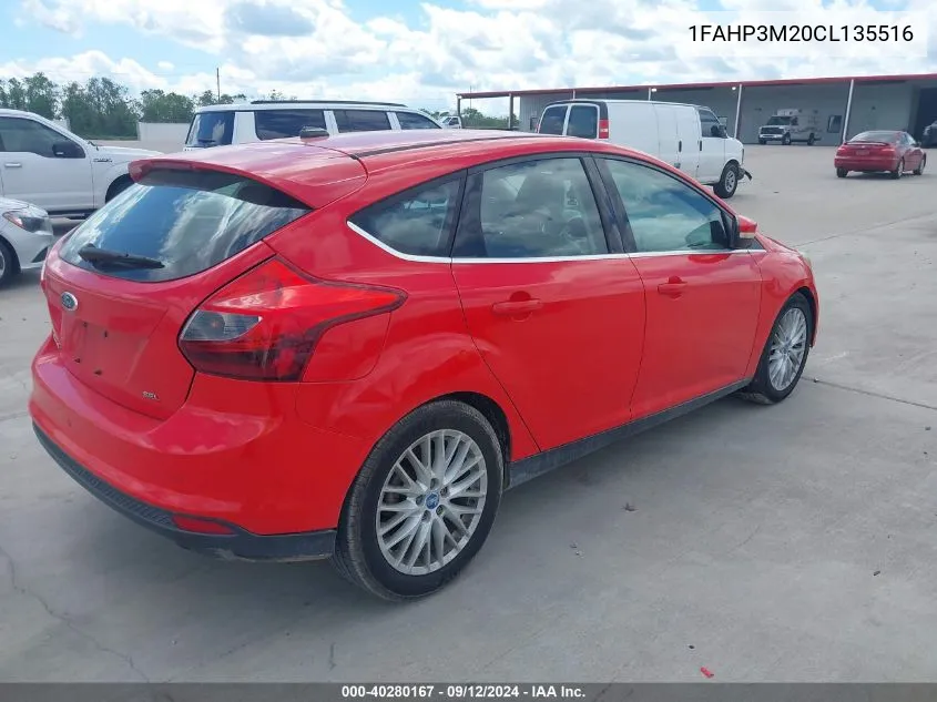 1FAHP3M20CL135516 2012 Ford Focus Sel