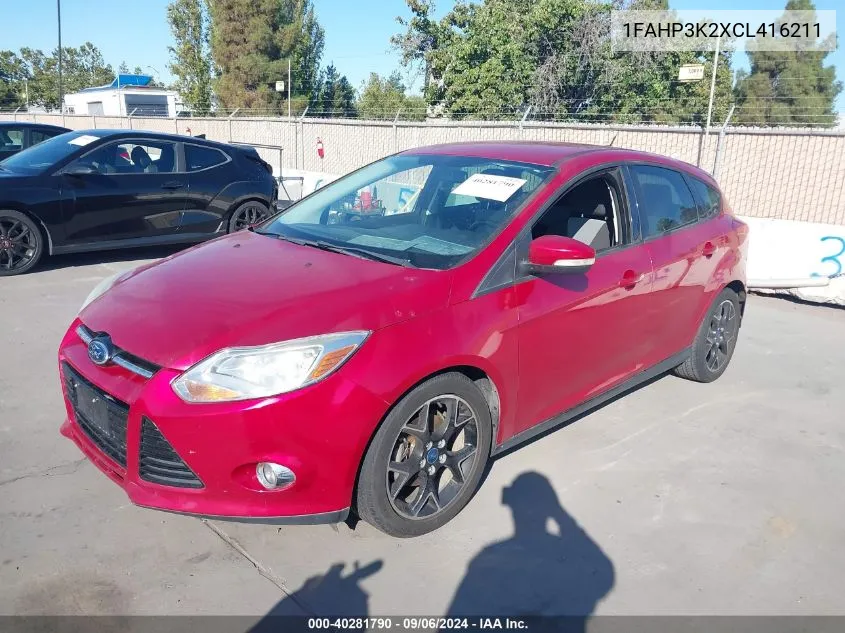 1FAHP3K2XCL416211 2012 Ford Focus Se