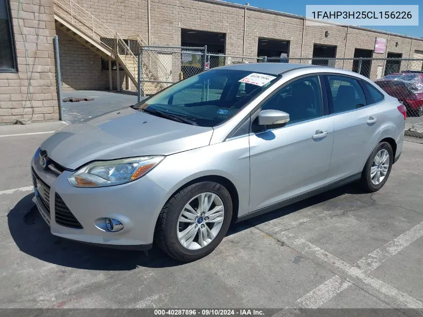 2012 Ford Focus Sel VIN: 1FAHP3H25CL156226 Lot: 40287896