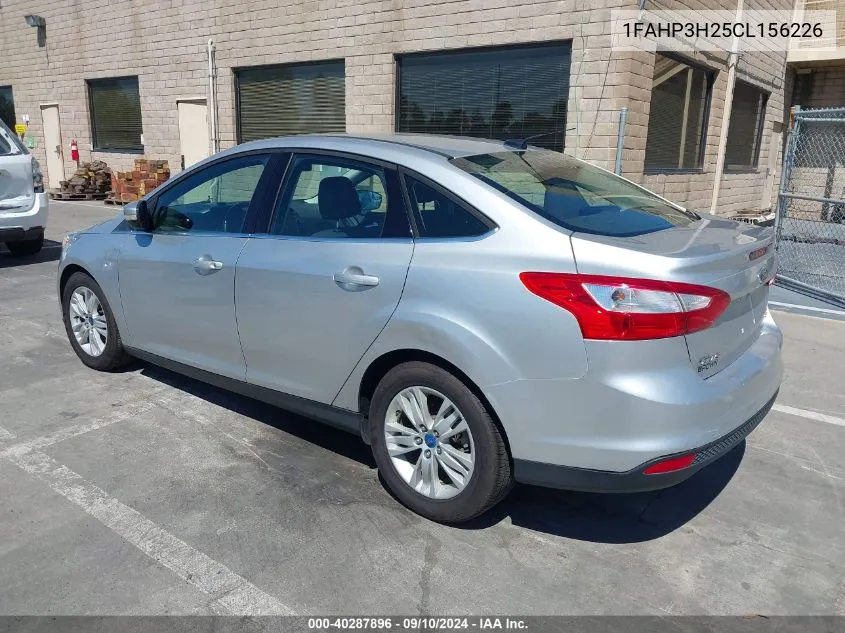 2012 Ford Focus Sel VIN: 1FAHP3H25CL156226 Lot: 40287896