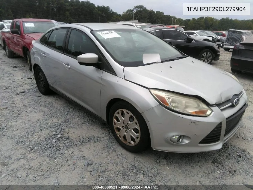 2012 Ford Focus Se VIN: 1FAHP3F29CL279904 Lot: 40300521