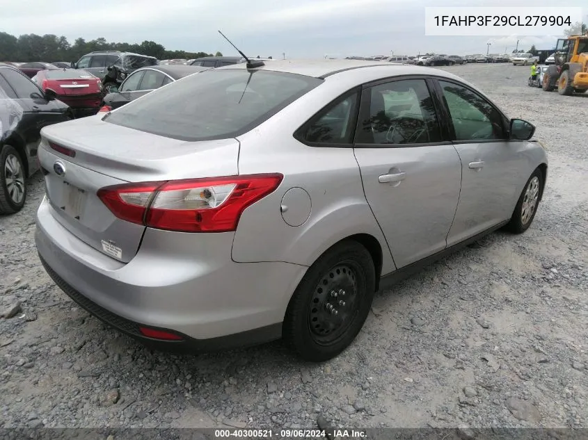 2012 Ford Focus Se VIN: 1FAHP3F29CL279904 Lot: 40300521