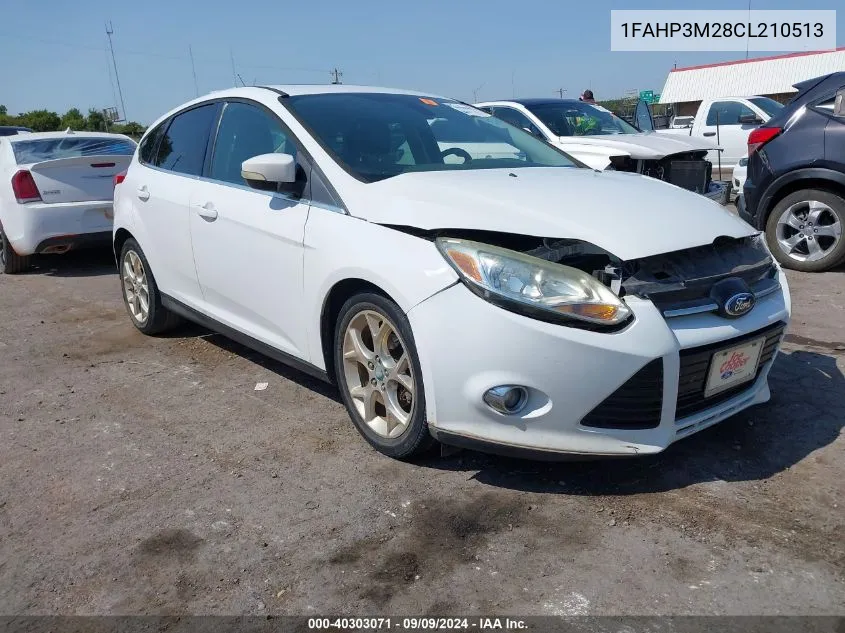 1FAHP3M28CL210513 2012 Ford Focus Sel