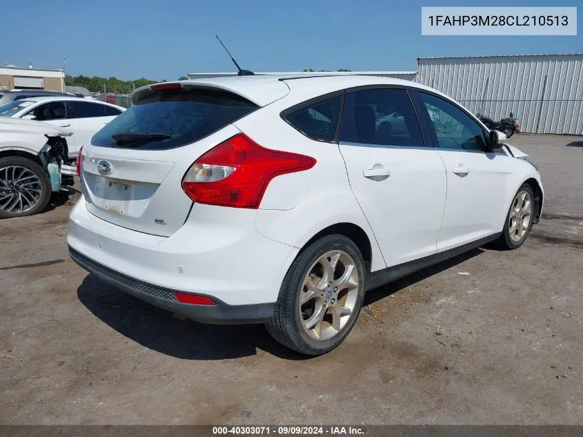 1FAHP3M28CL210513 2012 Ford Focus Sel