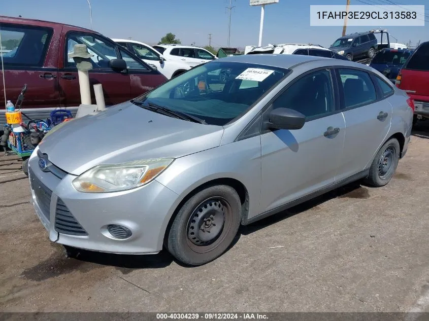 2012 Ford Focus S VIN: 1FAHP3E29CL313583 Lot: 40304239