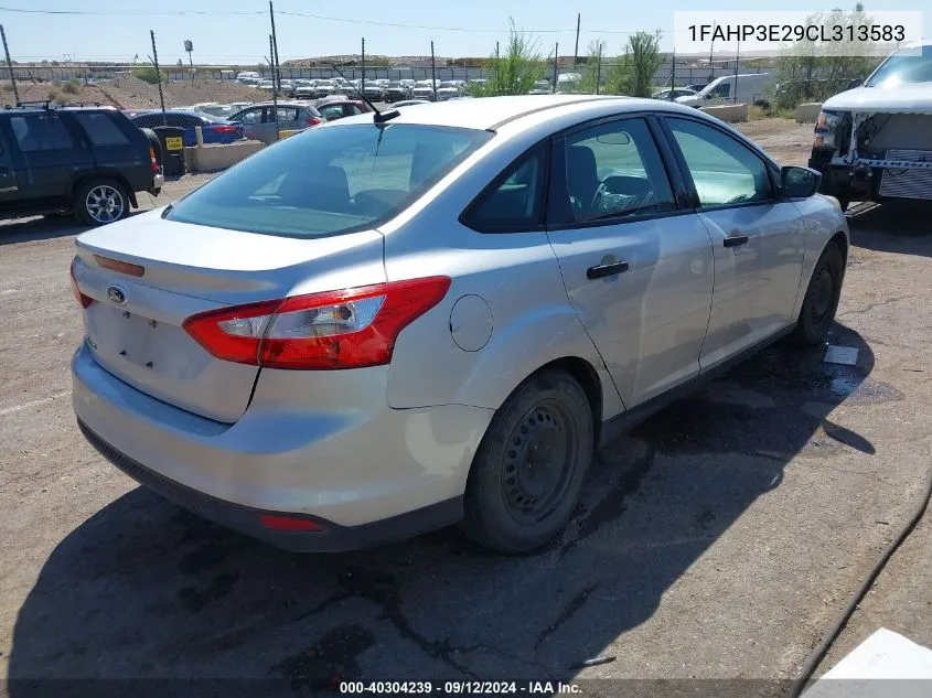 2012 Ford Focus S VIN: 1FAHP3E29CL313583 Lot: 40304239