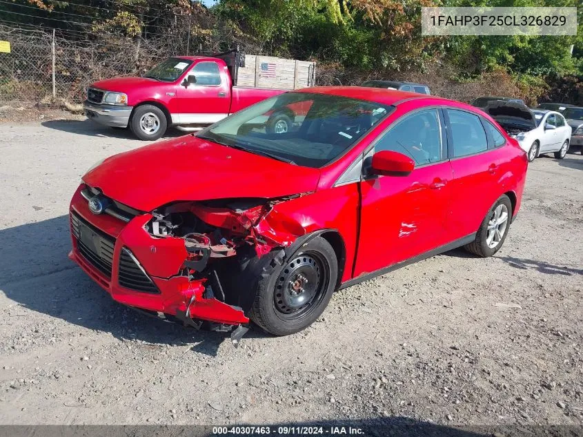 2012 Ford Focus Se VIN: 1FAHP3F25CL326829 Lot: 40307463