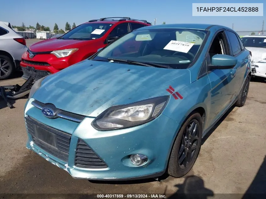 1FAHP3F24CL452888 2012 Ford Focus Se