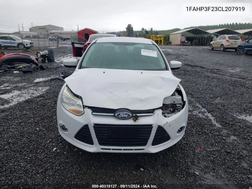 2012 Ford Focus Se VIN: 1FAHP3F23CL207919 Lot: 40318127