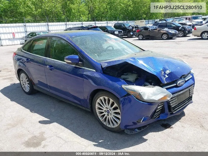 1FAHP3J25CL280510 2012 Ford Focus Titanium