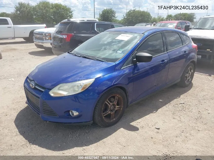 2012 Ford Focus Se VIN: 1FAHP3K24CL235430 Lot: 40327087